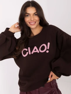 RV BL mikina A1044.78 tmavohnedá