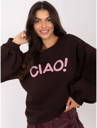 RV BL mikina A1044.78 tmavohnedá