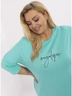 Blúzka RV BZ A525.90 tyrkysová