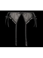 Podväzkový pás Plus Size V-8752 čierna - Axami