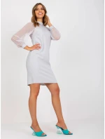 Dámske šaty NU SK 1650.02P Svetlosivá - FPrice Dámske šaty NU SK 1650.02P Svetlosivá - FPrice