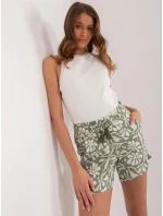 Šortky D73771M62393KA khaki Šortky D73771M62393KA khaki