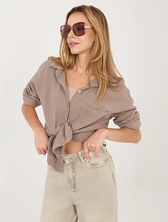 MI košeľa KS 2337.77 tmavá lila