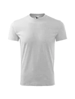 Ťažké unisex tričko svetlo šedé