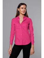 Klasická ružová dámska košeľa (HH039-51)