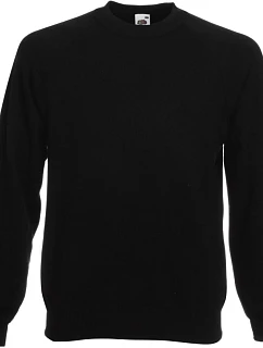 Fruit of the Loom Classic Raglan Sweat – raglánová mikina 16.2216 čierna