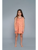 Dievčenské tričko Madeira so širokými ramienkami - marhuľová potlač