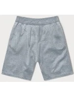 Svetlosivé pánske športové kraťasy (8K298-2)