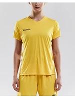 Craft Teamwear Squad Go Jersey Solid W Dámske športové tričko s výstrihom do V 82.5566 team green