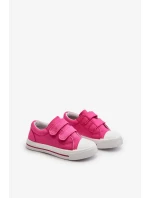 Detské tenisky na suchý zips Big Star Fuchsia