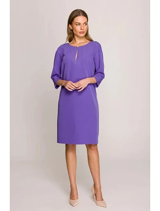 Dámske šaty S394 fialové – Stylove Dámske šaty S394 fialové – Stylove