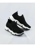 Čierne dámske športové topánky (YM-168) Čierne dámske športové topánky (YM-168)