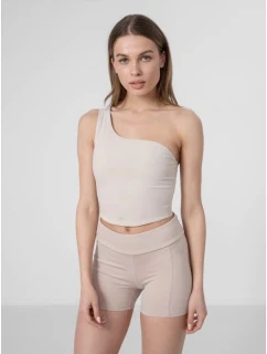 Dámsky top na jogu na jedno rameno 4F H4Z22-TSD033