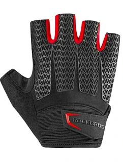 Cyklistické rukavice Rockbros S169BR XXL s gélovými chráničmi - čierno-červené