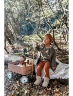 Dziewczęce Ocieplane Śniegowce Z Kokardkami Beżowe Meriva