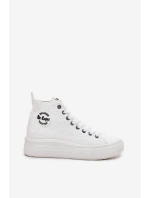 Lee Cooper Dámske tenisky na platforme LCW-25-44-3209L White Lee Cooper Dámske tenisky na platforme LCW-25-44-3209L White