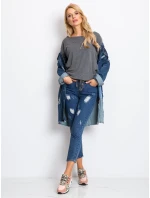 Blúzka RV BZ 5122.04P tmavo šedá