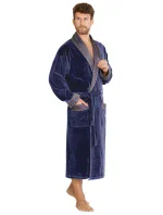 Dlhý pánsky župan DE LAFENSE 773 Bonjour 3XL-4XL Dlhý pánsky župan DE LAFENSE 773 Bonjour 3XL-4XL