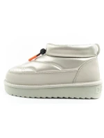 D.Franklin snehové topánky ženy zimné módne zateplené topánky strieborné ženy