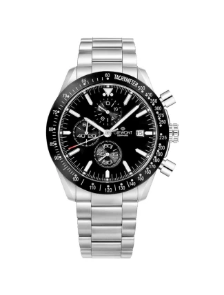Pánske hodinky Giewont Chronograph Sapphire Silver Black GW8720-B2 Pánske hodinky Giewont Chronograph Sapphire Silver Black GW8720-B2