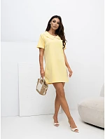 Šaty MI SK 4313.83 svetložltá