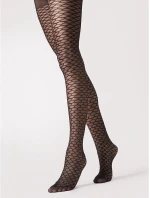 Dámske pančuchy G 6126 Darla 20 den Black Pattern - Fiore