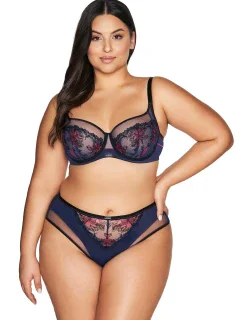 Podprsenka s mäkkými bokmi Ava 2120 Navy Blue