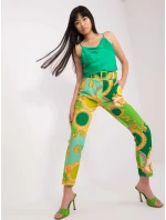 Nohavice DHJ SP 12787D.11 svetlozelená