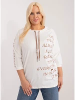 Blúzka RV BZ 9450.36 bielo-hnedá