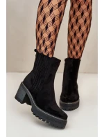 Topánky na podpätku model 199299 Krok vo veľkom štýle Topánky na podpätku model 199299 Krok vo veľkom štýle