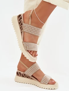 Model topánok na klinoch 225204 Krok v štýle