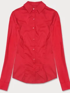 Klasická červená dámska košeľa (HH039-5)