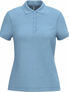 Kariban K 255 Dámske polo tričko z piké 20.K255 nebesky modré