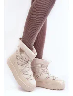 Dámske snežnice NB606 189412 Beige - Seastar Dámske snežnice NB606 189412 Beige - Seastar