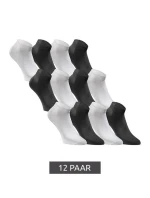 Jack&Jones Unisex 12pack ponožky 12260511 BLK/WHT Jack&Jones Unisex 12pack ponožky 12260511 BLK/WHT