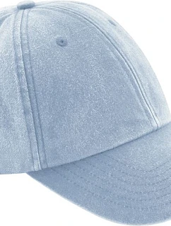 Beechfield B 655 6 panelová nízkoprofil kšiltovka "Vintage" 53.0655 vintage light blue