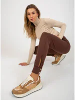 Dámske nohavice TW SP BL 1002 hnedé