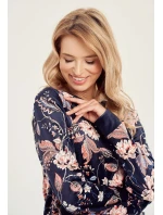 Dámske pyžamo Venus 3059 Tmavomodrý vzor - Taro