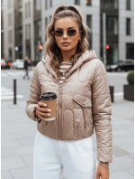 Dámska prešívaná prechodná bunda LILYWOOL camel FashionStreet TY3715