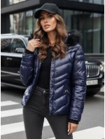 Dámska zimná bunda s kapucňou CRUNKIES navy blue FashionStreet TY4491