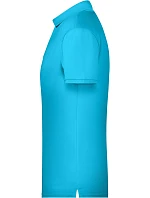 Daiber 8010 Pánske polo tričko z bio bavlny 02.8010 tyrkysové