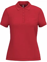 Kariban K 255 Dámske polo tričko z piké 20.K255 červené Kariban K 255 Dámske polo tričko z piké 20.K255 červené