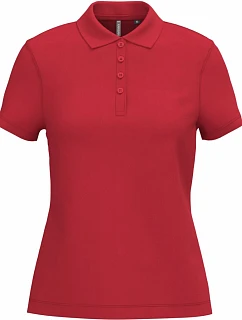 Kariban K 255 Dámske polo tričko z piké 20.K255 červené