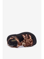 Dziewczęce Sandałki Z Ozdobnym Detalem Panterka Serina