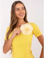 Šaty LK SK 506335.21 tmavo žltá