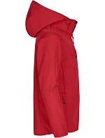 Clique Classic Softshell Jkt Jr Detská 3-vrstvová softshellová bunda s kapucňou 67.0909 červená Clique Classic Softshell Jkt Jr Detská 3-vrstvová softshellová bunda s kapucňou 67.0909 červená
