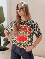 Dámske nadrozmerné bodkované tričko ZESTSTYLE sivé FashionStreet RY2842 Dámske nadrozmerné bodkované tričko ZESTSTYLE sivé FashionStreet RY2842