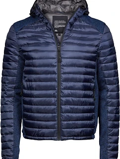 Tee Jays TJ 9610 Pánska outdoorová bunda Crossover 18.9610 tmavomodrá/tmavomodrá melírovaná