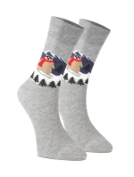 Vianočné unisex ponožky ako darček - sada 3 párov mix farieb
