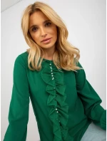 Blúzka LK BZ 506673.36 tmavo zelená